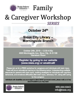 Family & Caregiver Workshop Series